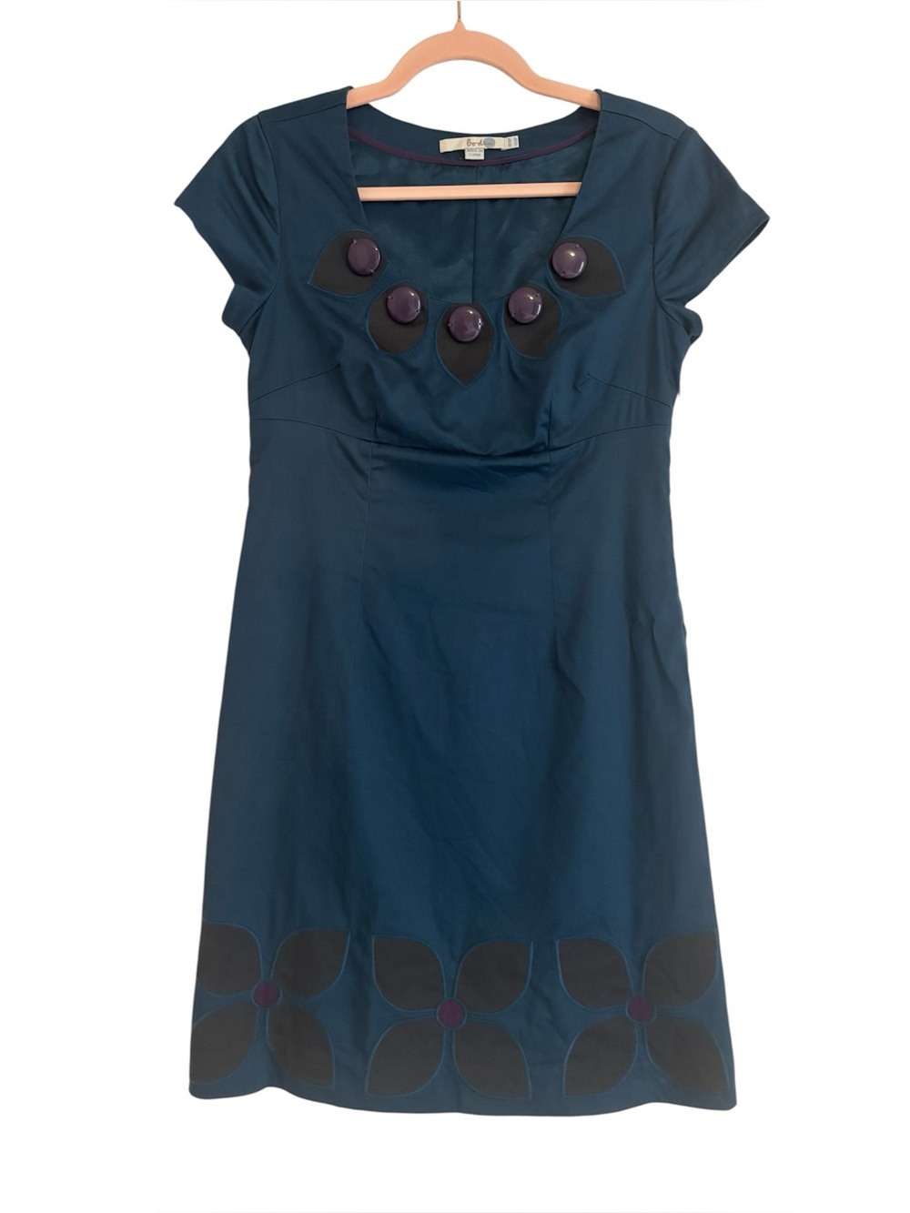 Boden cap-sleeve sheath dress